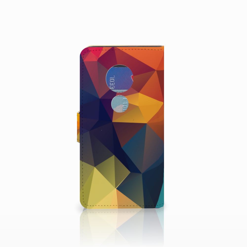 Motorola Moto G7 Play Book Case Polygon Color