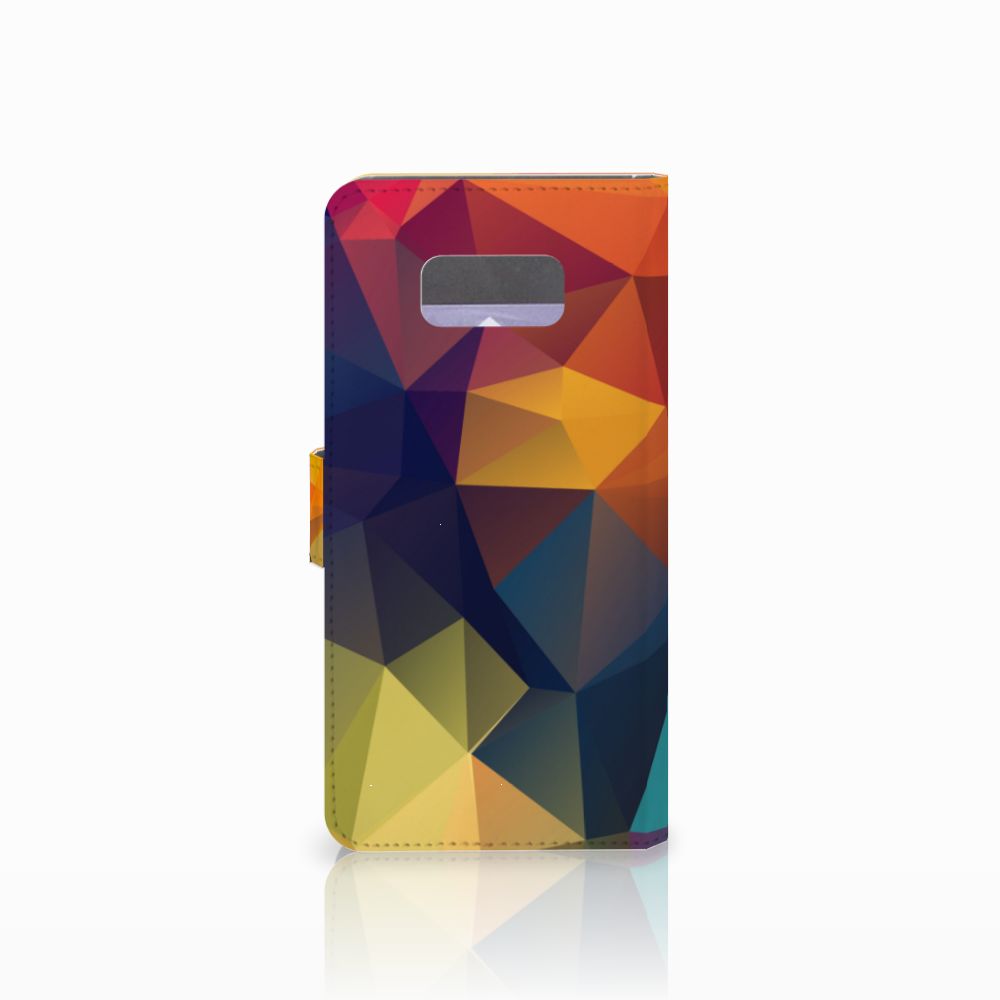 Samsung Galaxy S8 Plus Book Case Polygon Color