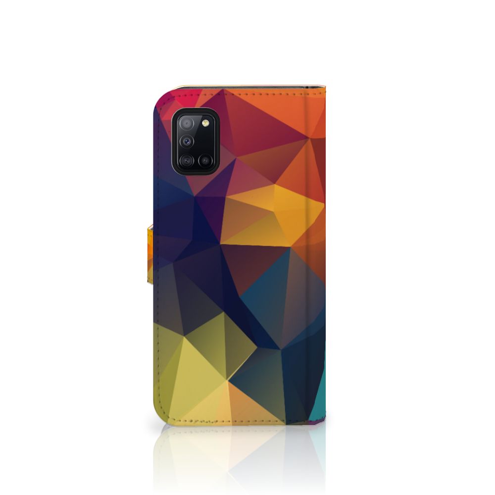 Samsung Galaxy A31 Book Case Polygon Color