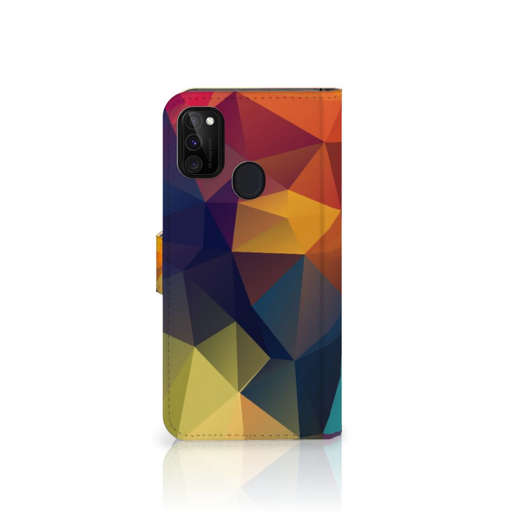 Samsung Galaxy M21 | M30s Book Case Polygon Color