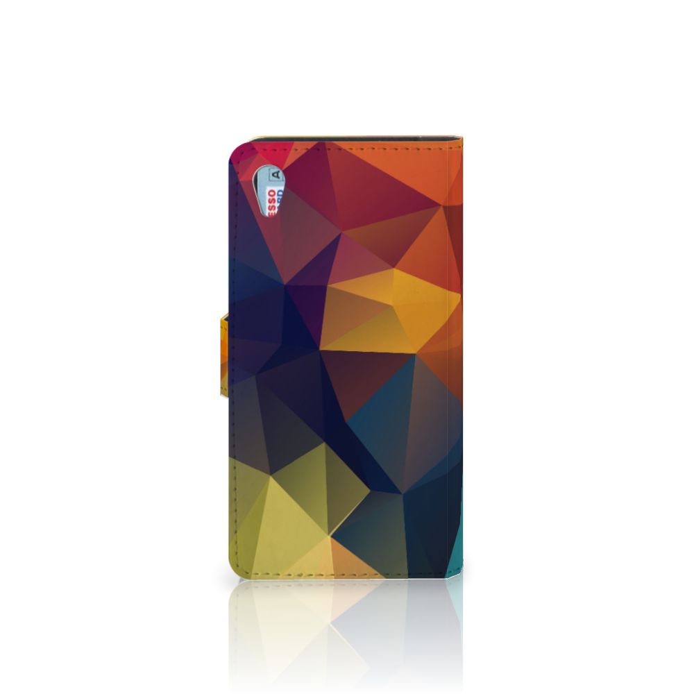 Sony Xperia Z3 Book Case Polygon Color