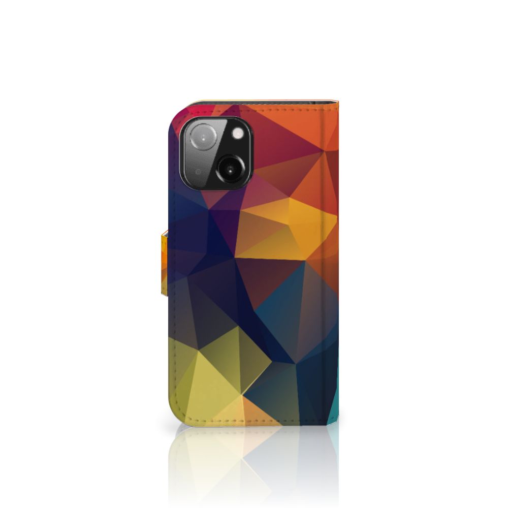 iPhone 13 Mini Book Case Polygon Color