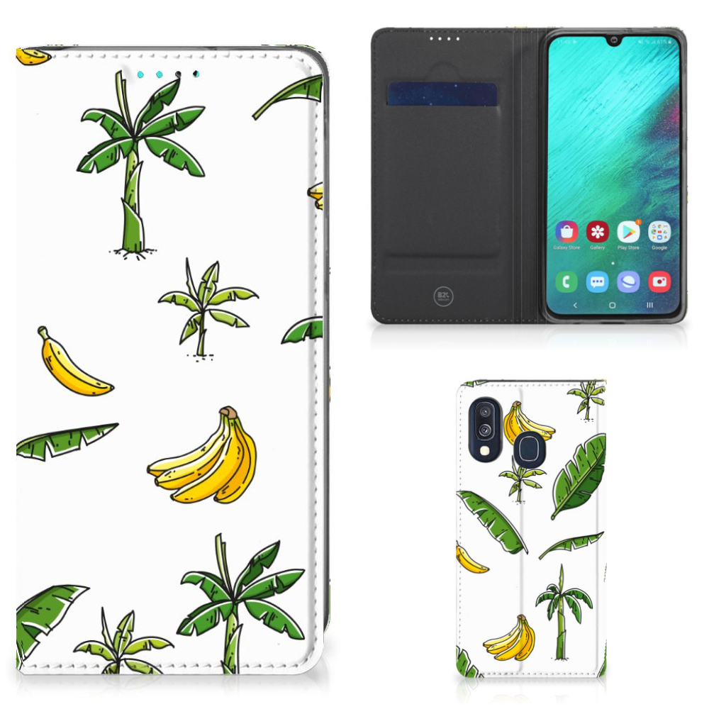 Samsung Galaxy A40 Standcase Hoesje Design Banana Tree
