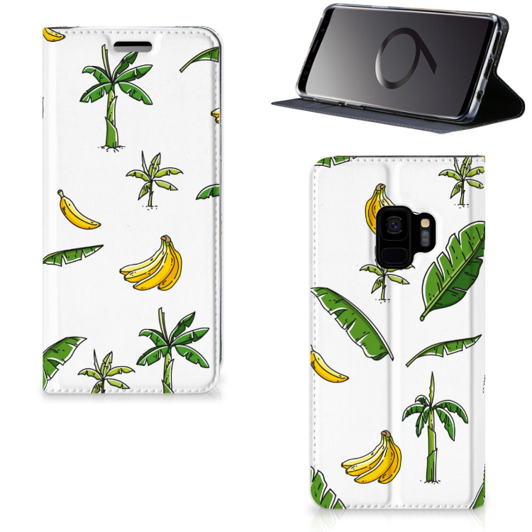 Samsung Galaxy S9 Standcase Hoesje Design Banana Tree