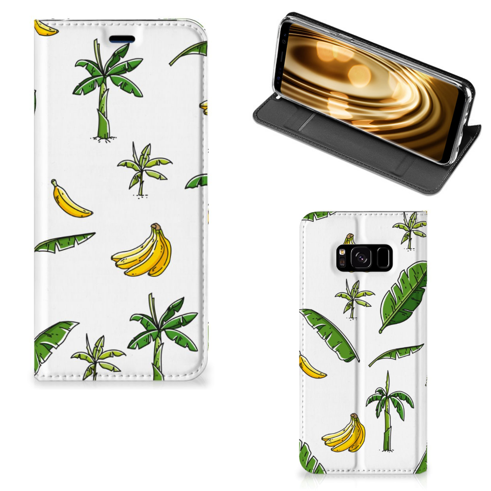 Samsung Galaxy S8 Standcase Hoesje Design Banana Tree