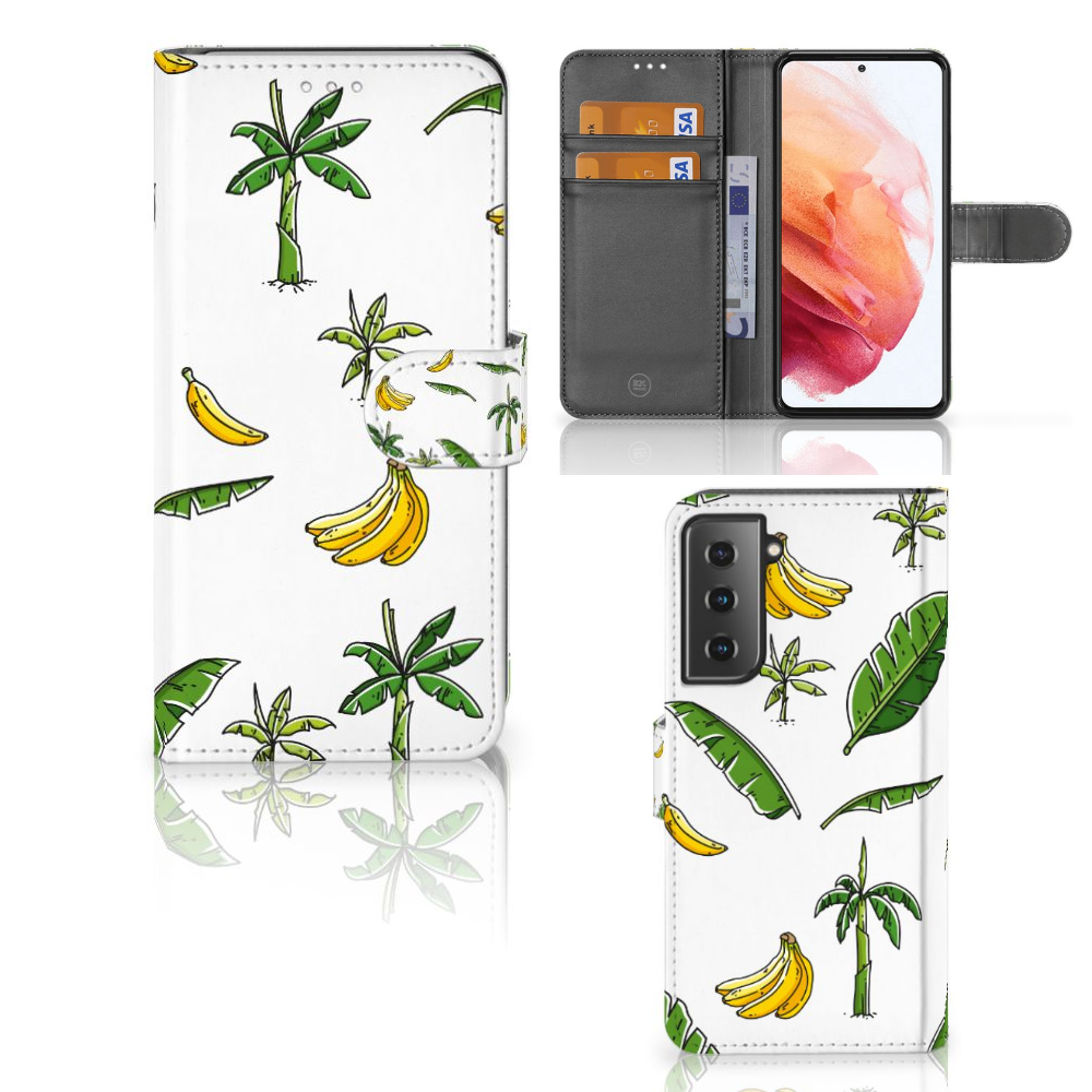 Samsung Galaxy S21 Hoesje Banana Tree
