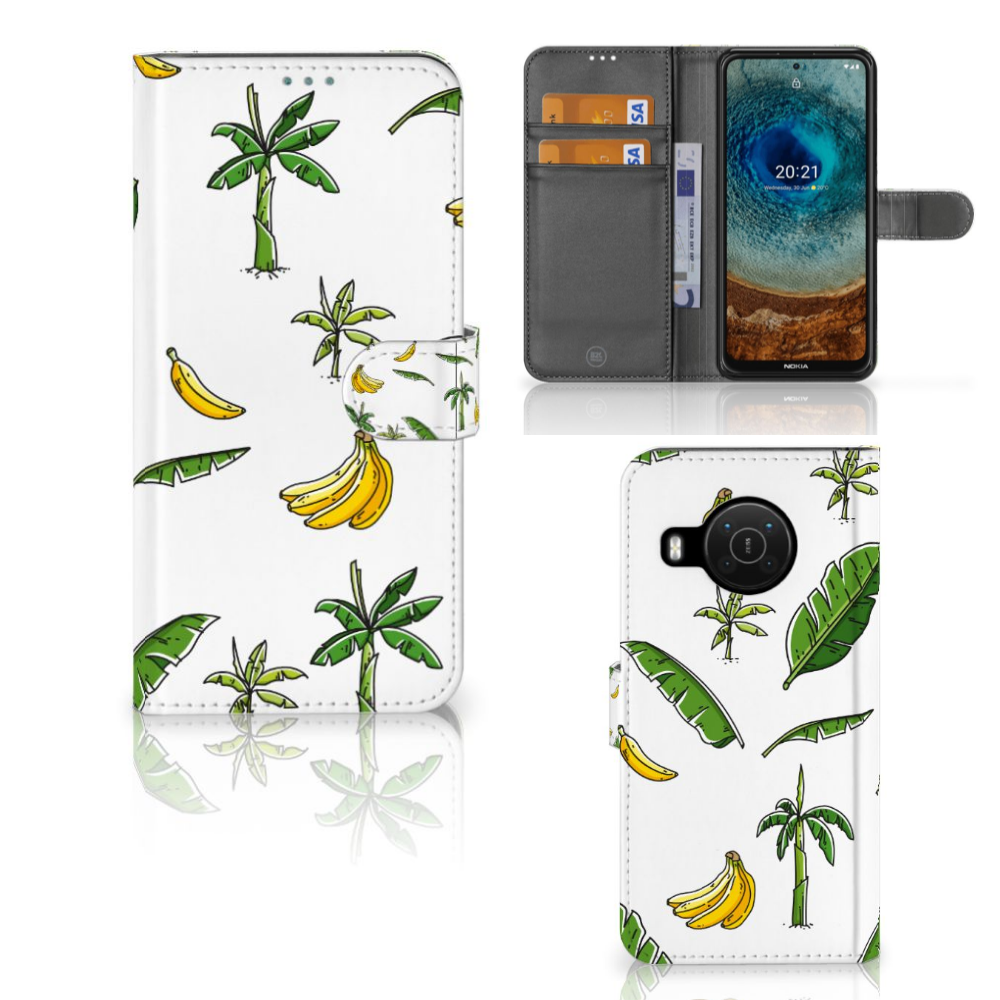 Nokia X10 | Nokia X20 Hoesje Banana Tree