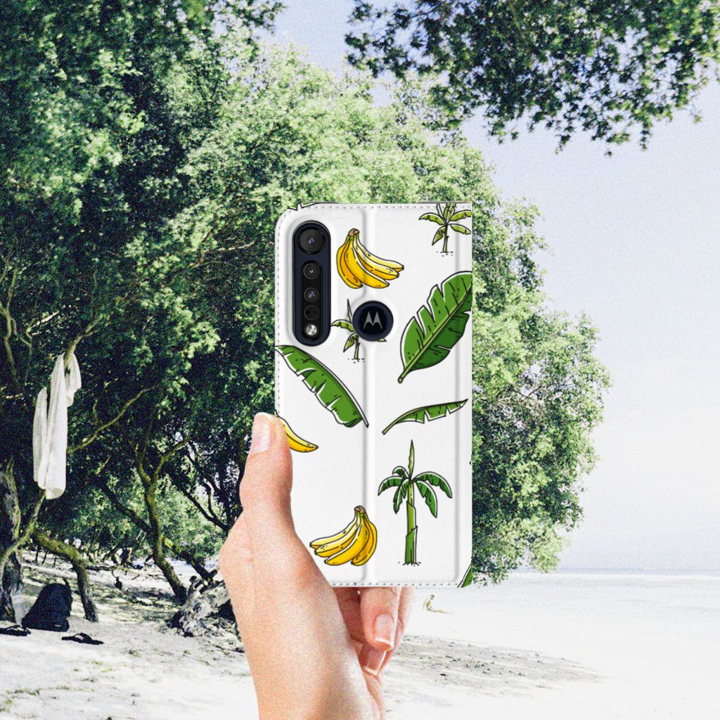 Motorola G8 Plus Smart Cover Banana Tree