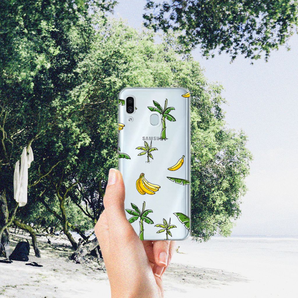 Samsung Galaxy A30 TPU Case Banana Tree
