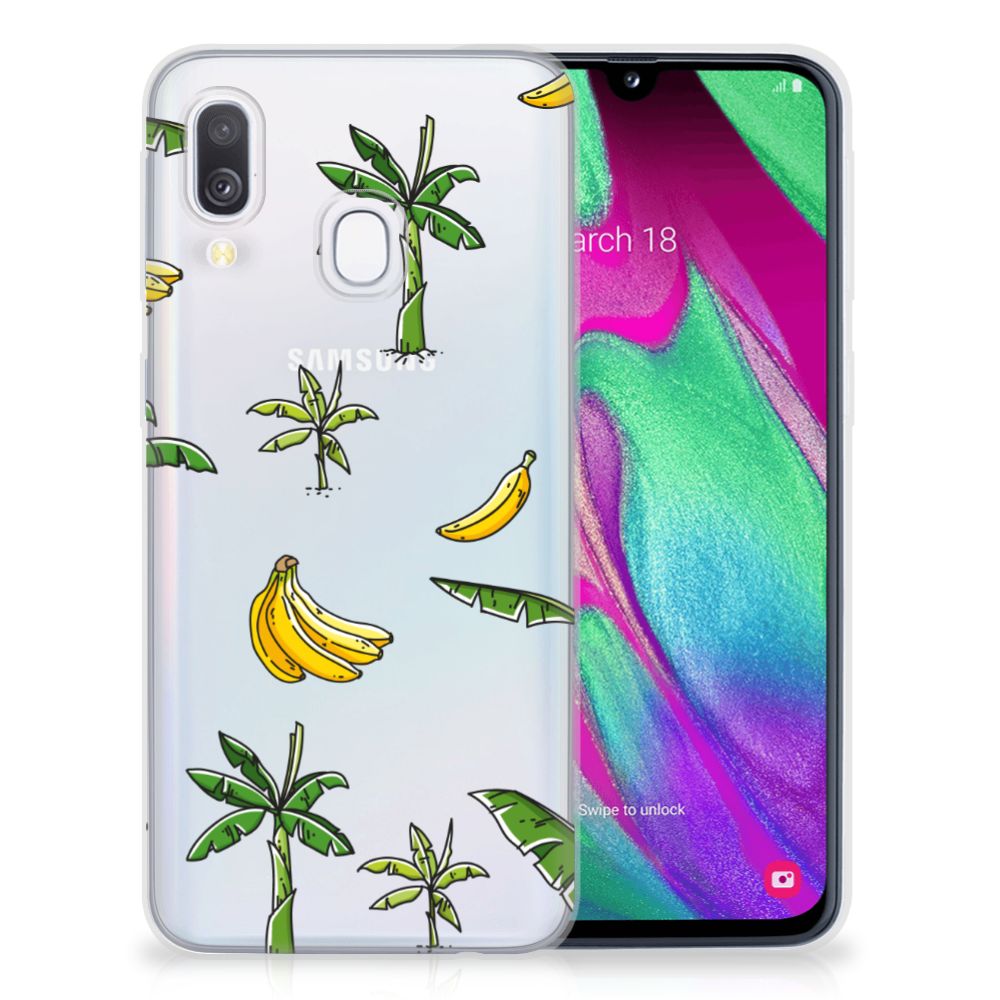 Samsung Galaxy A40 TPU Case Banana Tree