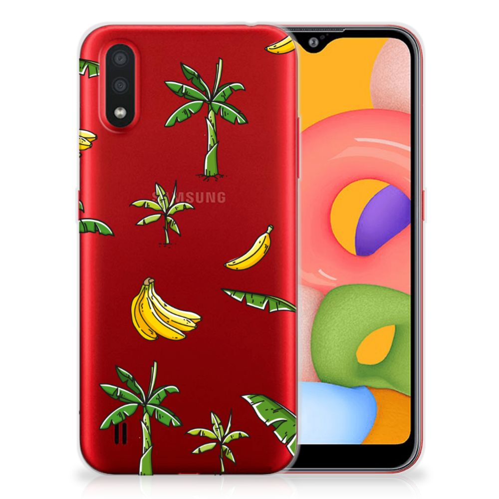 Samsung Galaxy A01 TPU Case Banana Tree