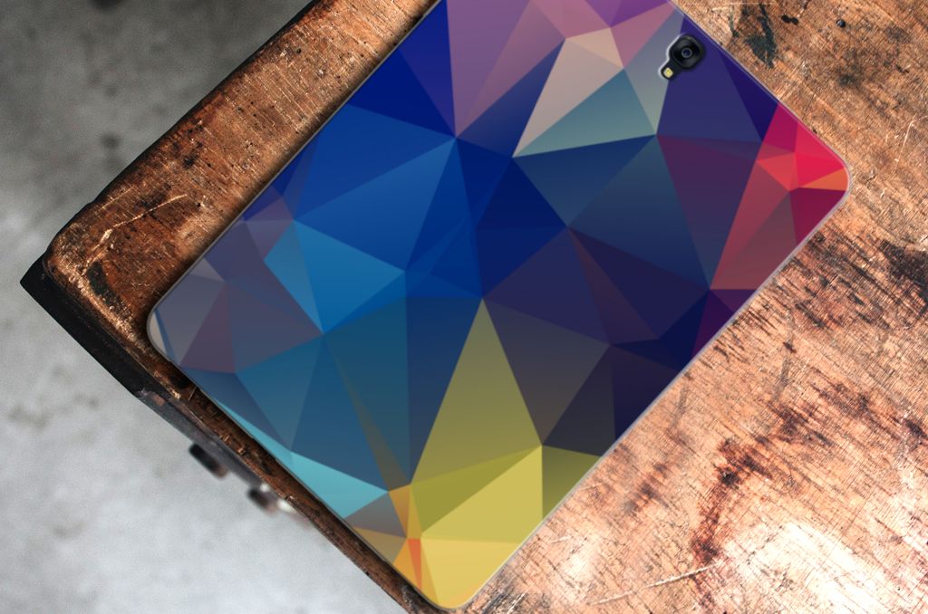 Samsung Galaxy Tab S3 9.7 Back Cover Polygon Dark