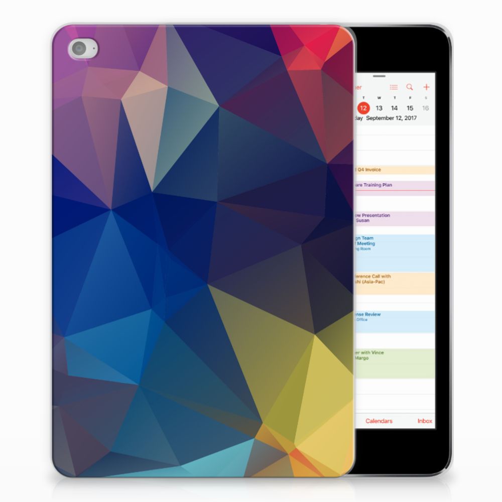 Apple iPad Mini 4 | Mini 5 (2019) Back Cover Polygon Dark