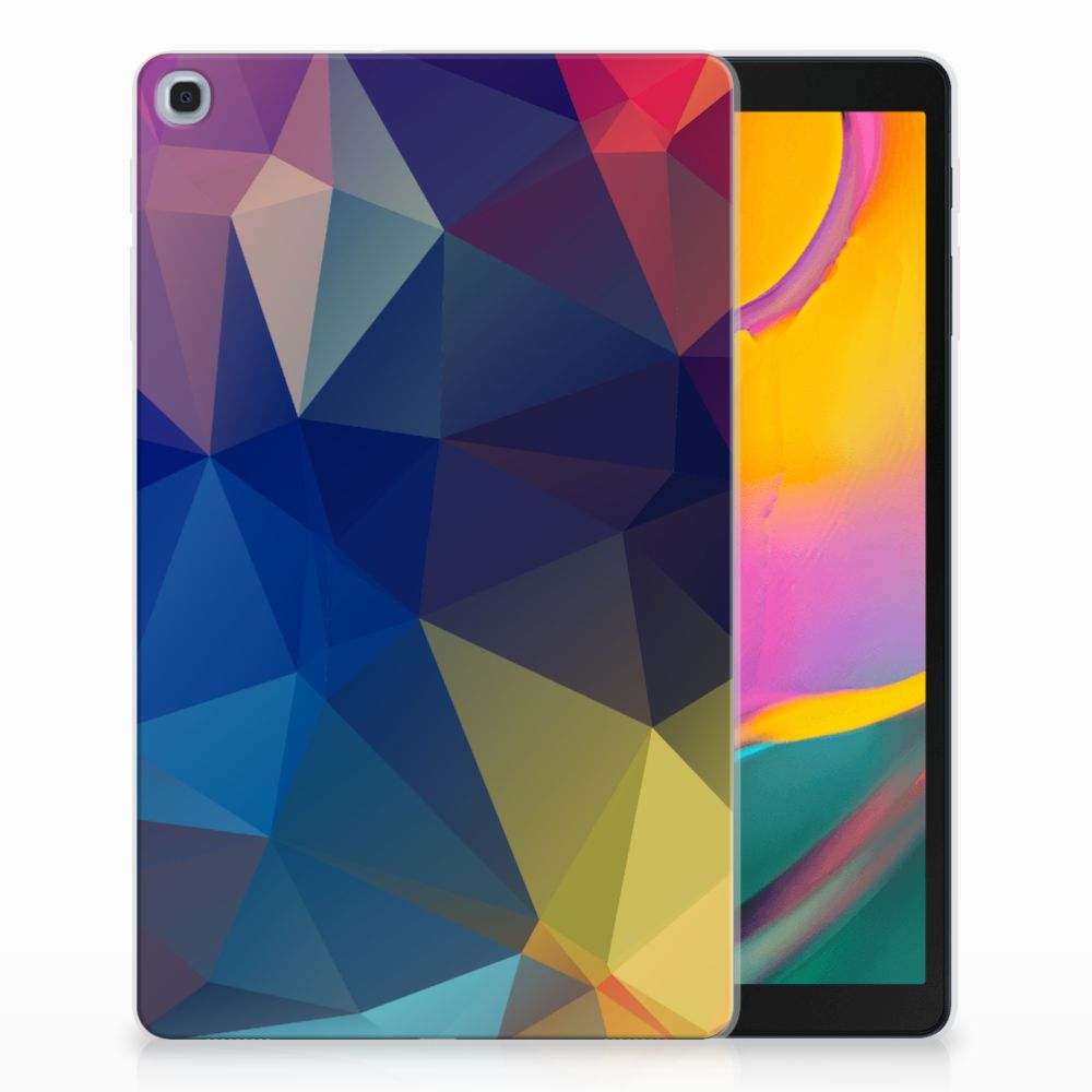 Samsung Galaxy Tab A 10.1 (2019) Back Cover Polygon Dark