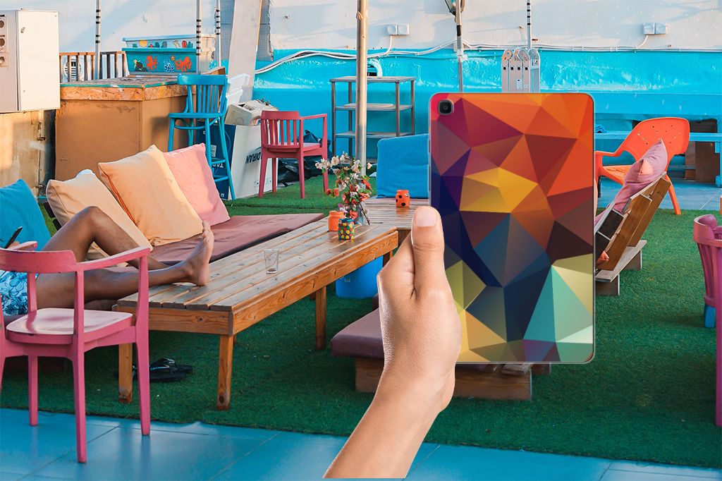 Samsung Galaxy Tab A 8.0 (2019) Back Cover Polygon Color