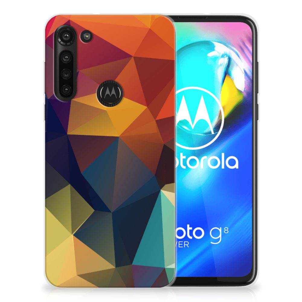 Motorola Moto G8 Power TPU Hoesje Polygon Color