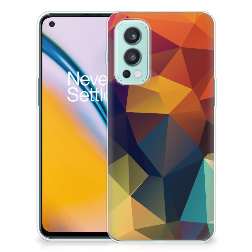 OnePlus Nord 2 5G TPU Hoesje Polygon Color
