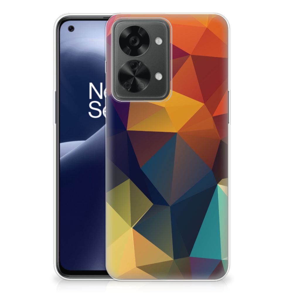 OnePlus Nord 2T TPU Hoesje Polygon Color