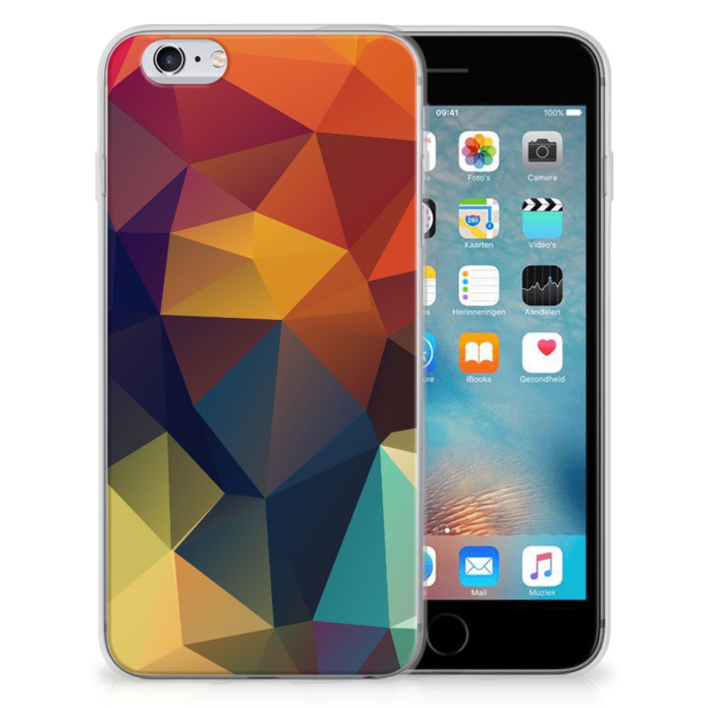 Apple iPhone 6 | 6s TPU Hoesje Design Polygon Color