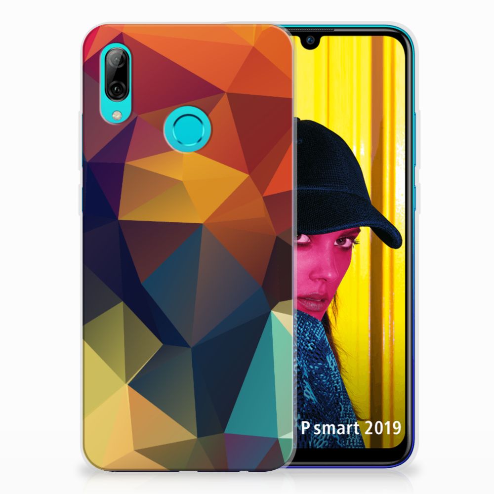Huawei P Smart 2019 TPU Hoesje Polygon Color