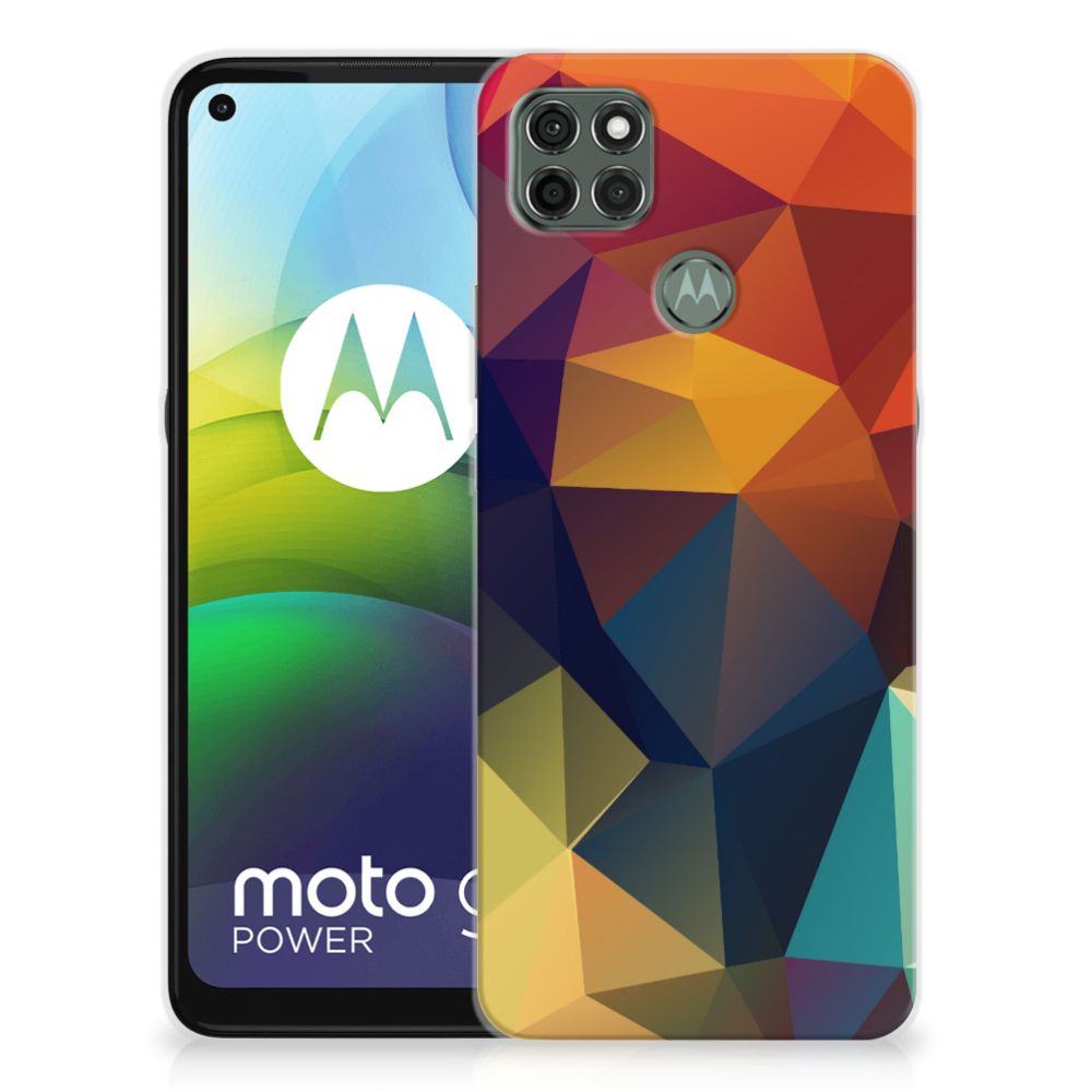 Motorola Moto G9 Power TPU Hoesje Polygon Color