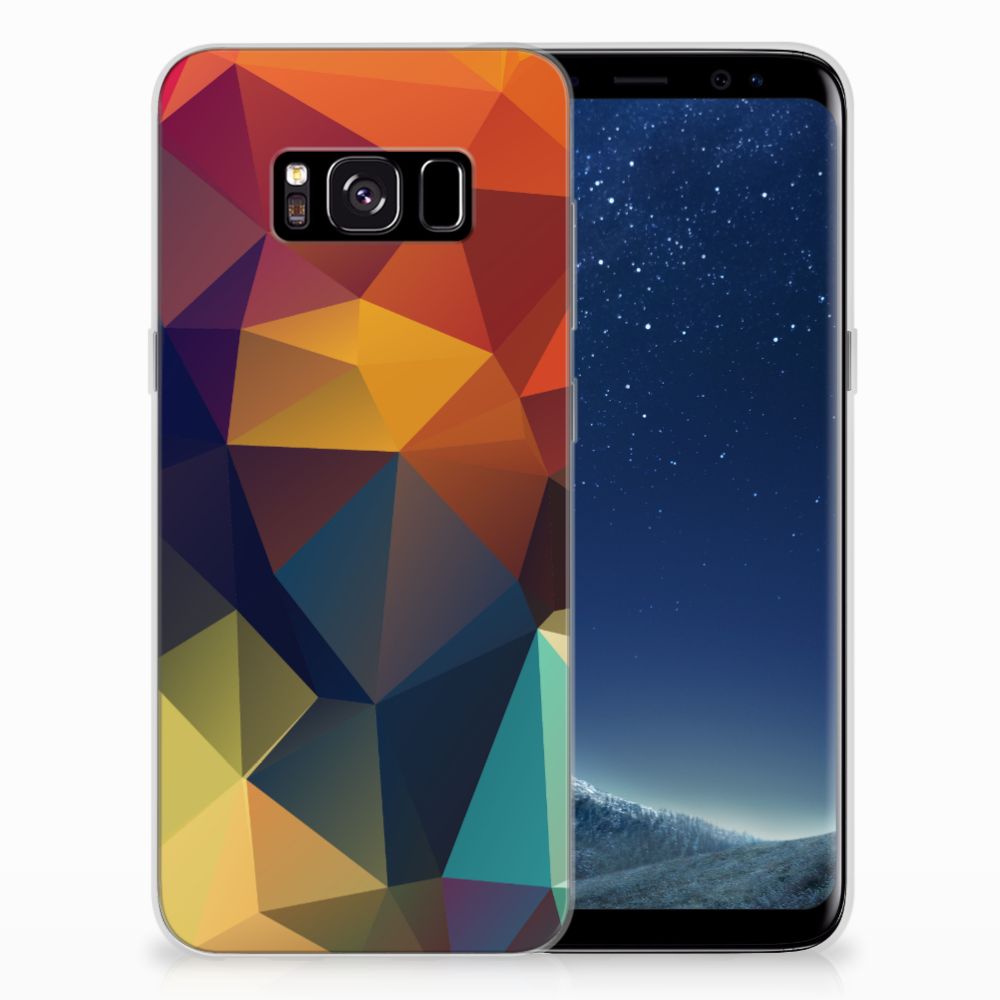 Samsung Galaxy S8 TPU Hoesje Polygon Color