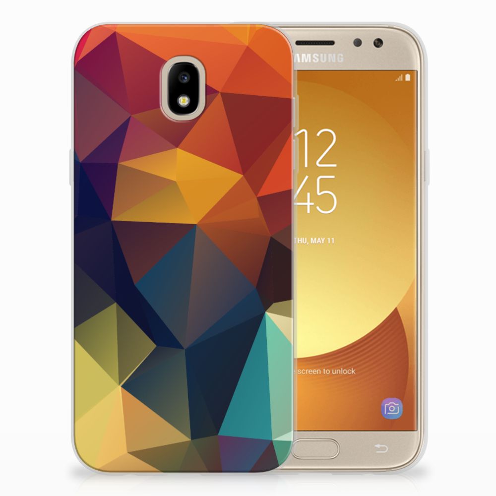 Samsung Galaxy J5 2017 TPU Hoesje Polygon Color