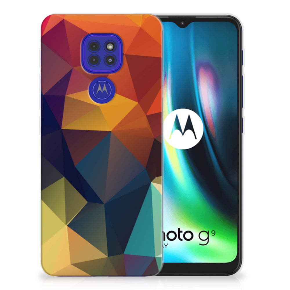 Motorola Moto G9 Play | E7 Plus TPU Hoesje Polygon Color