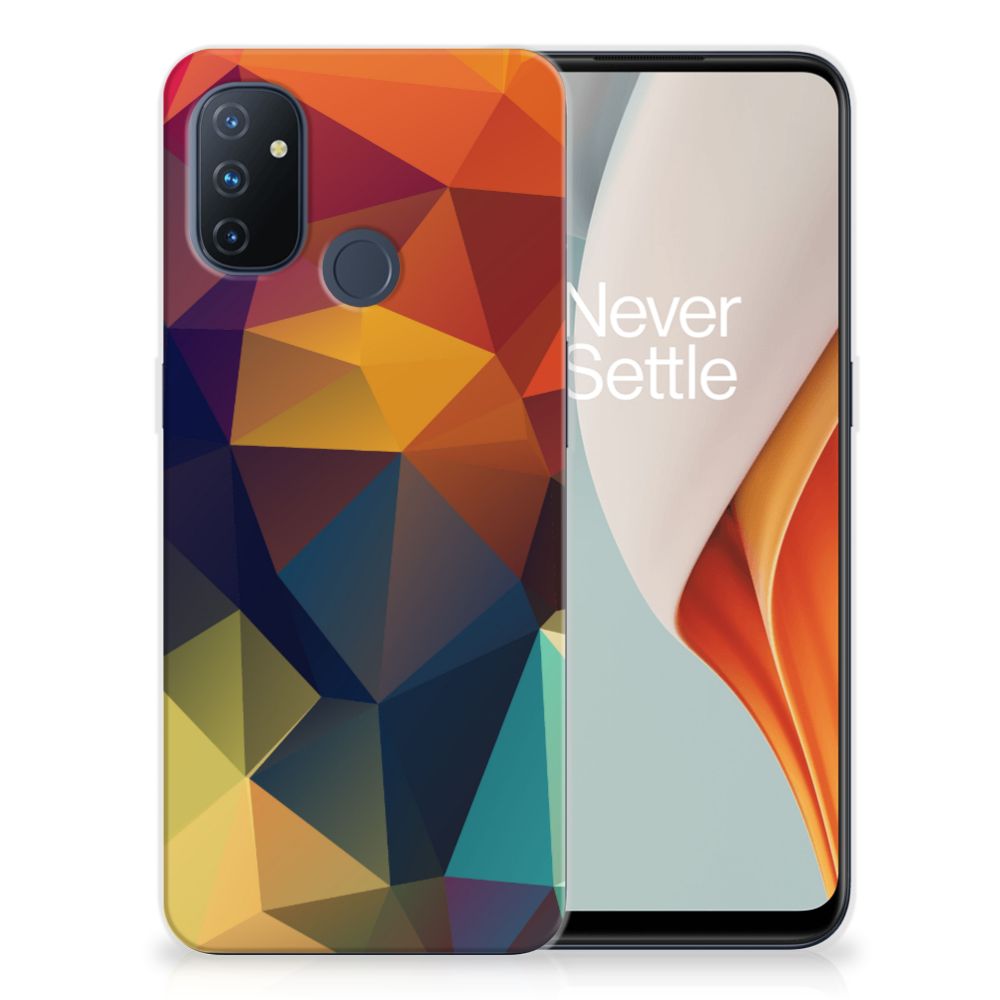 OnePlus Nord N100 TPU Hoesje Polygon Color