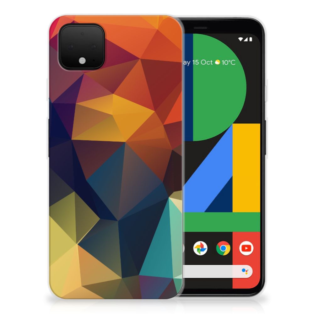 Google Pixel 4 XL TPU Hoesje Polygon Color