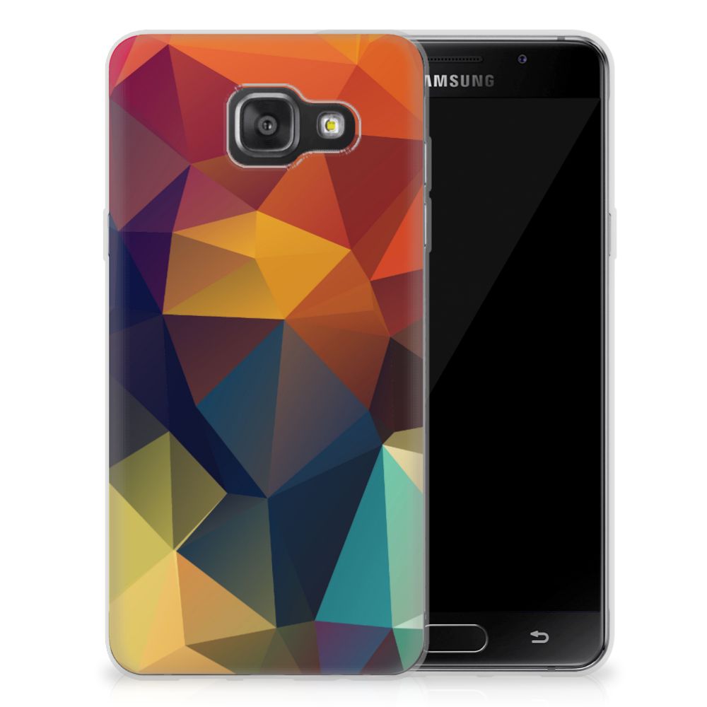 Samsung Galaxy A3 2016 TPU Hoesje Polygon Color