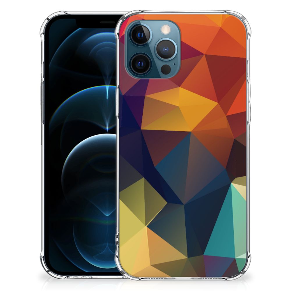 iPhone 12 | 12 Pro Shockproof Case Polygon Color