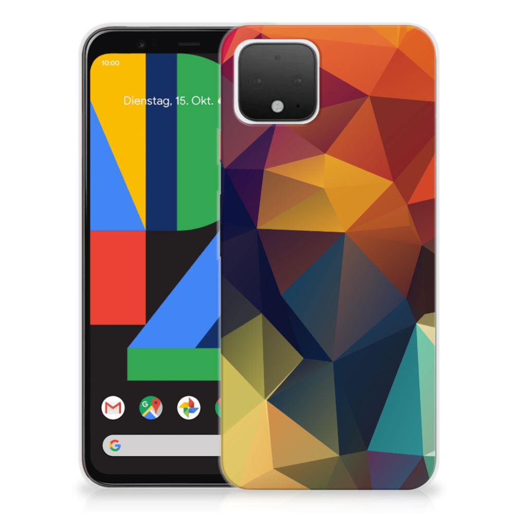 Google Pixel 4 TPU Hoesje Polygon Color