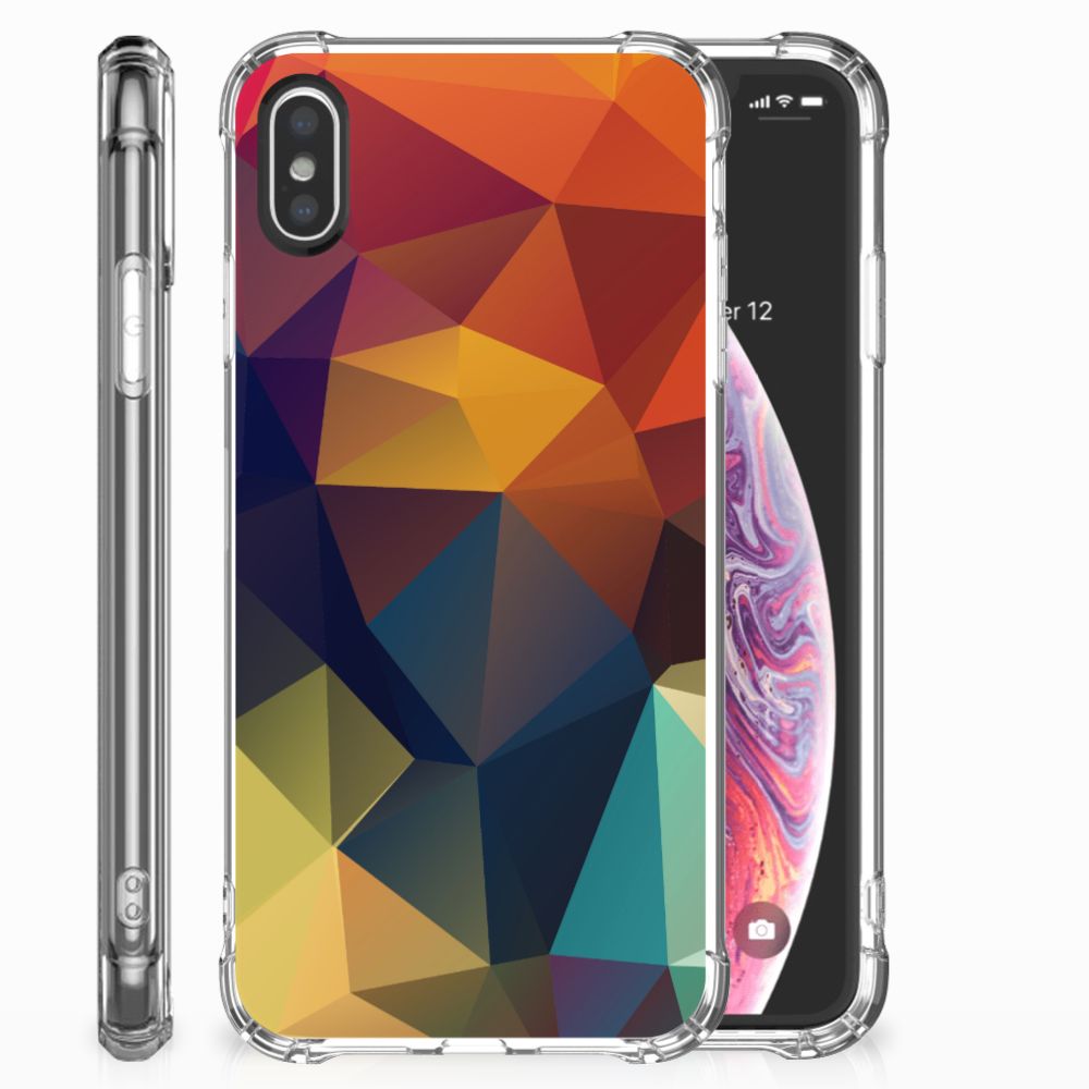 Apple iPhone X | Xs Shockproof Case Polygon Color