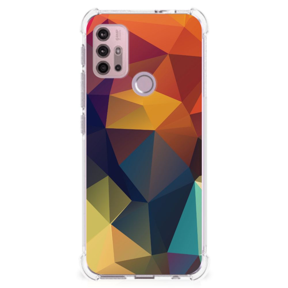 Motorola Moto G30 | G20 | G10 Shockproof Case Polygon Color