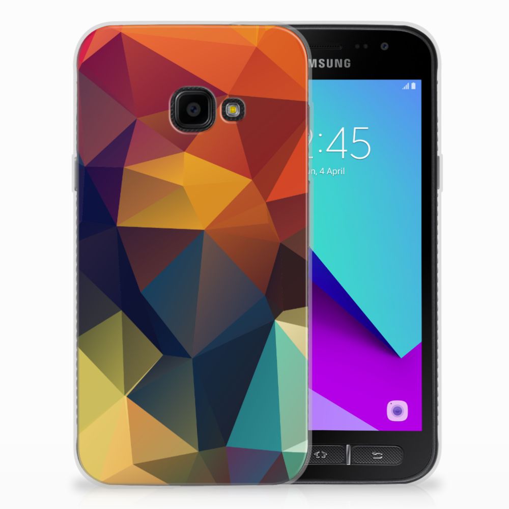 Samsung Galaxy Xcover 4 | Xcover 4s TPU Hoesje Polygon Color