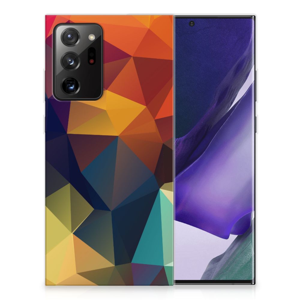 Samsung Galaxy Note20 Ultra TPU Hoesje Polygon Color
