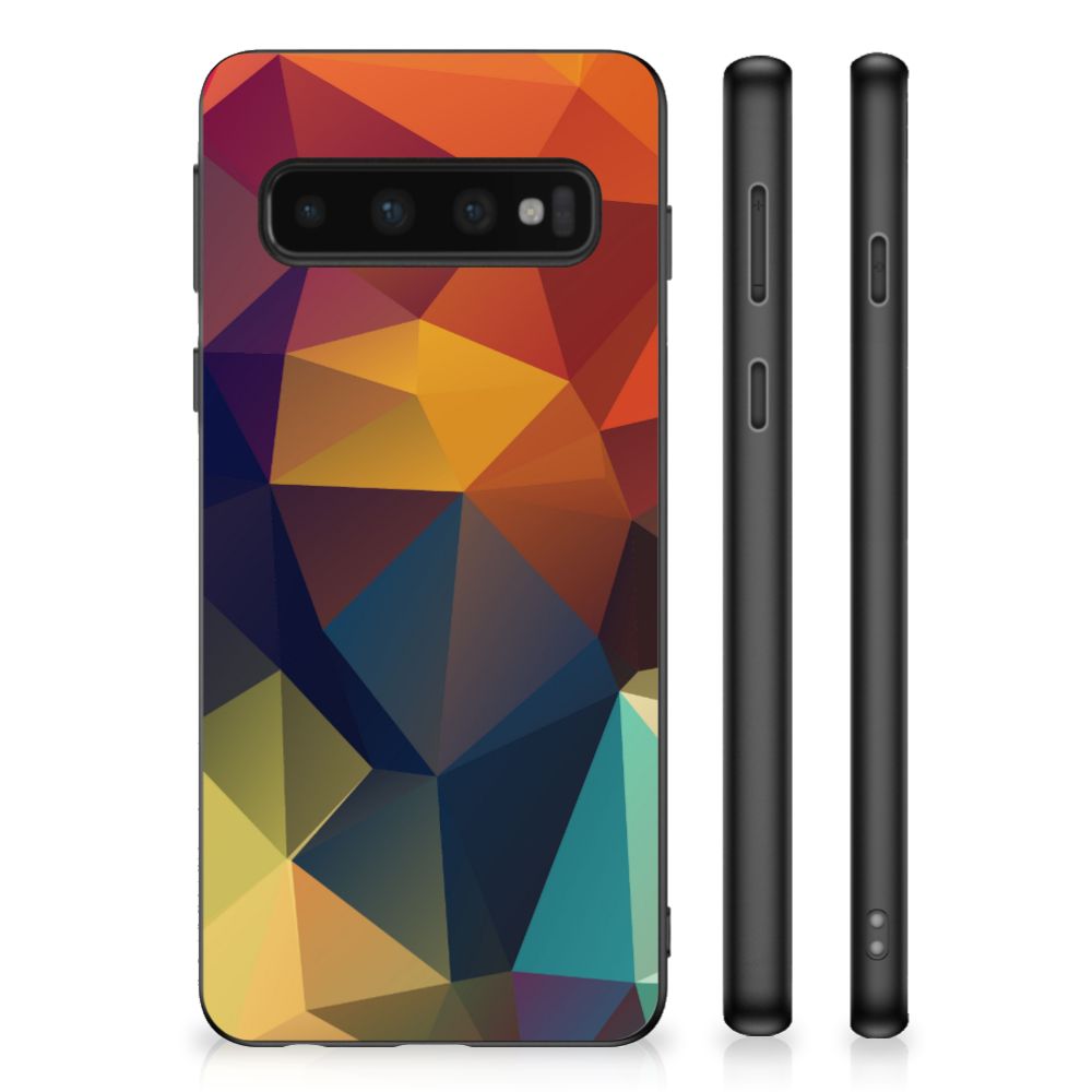 Samsung Galaxy S10 Grip Case Polygon Color