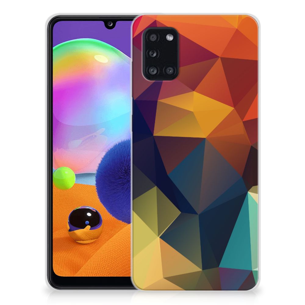 Samsung Galaxy A31 TPU Hoesje Polygon Color