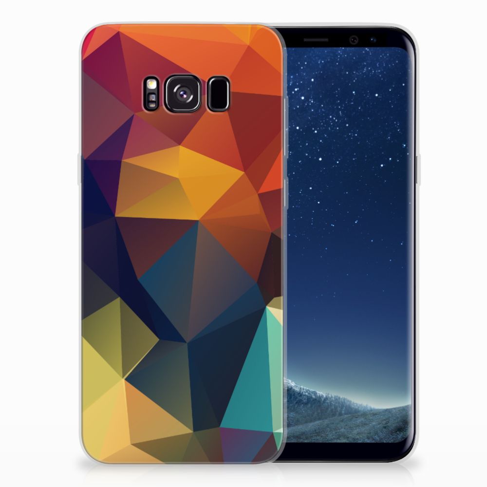 Samsung Galaxy S8 Plus TPU Hoesje Design Polygon Color