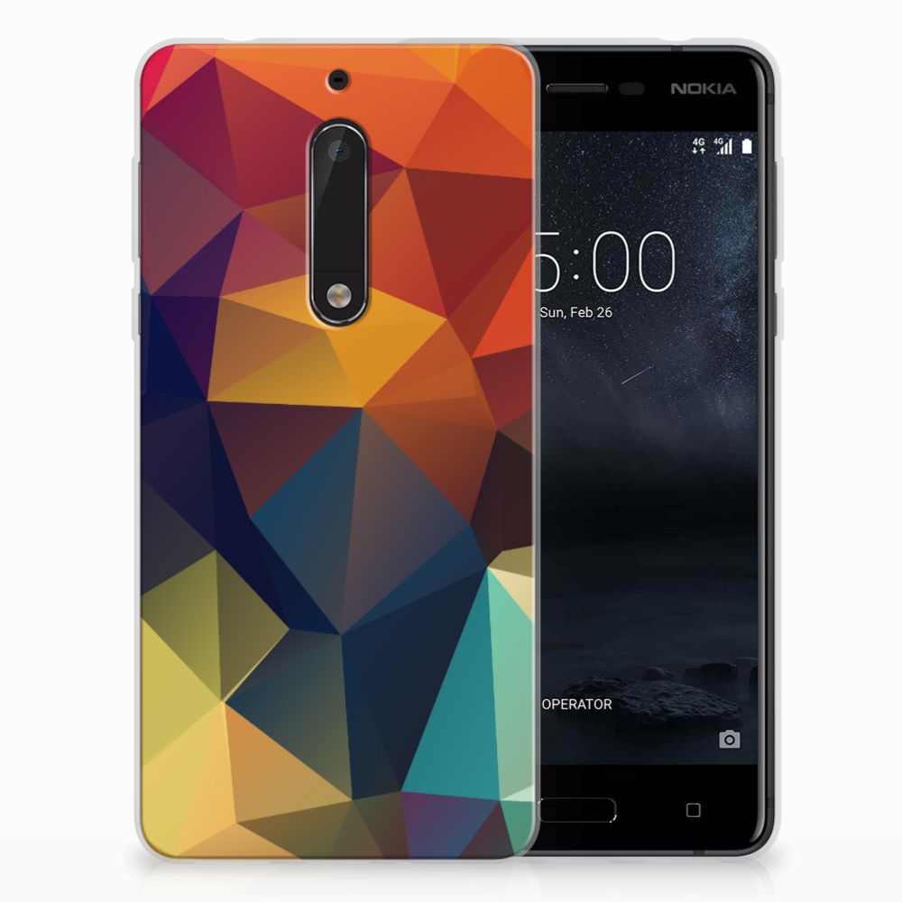Nokia 5 TPU Hoesje Polygon Color