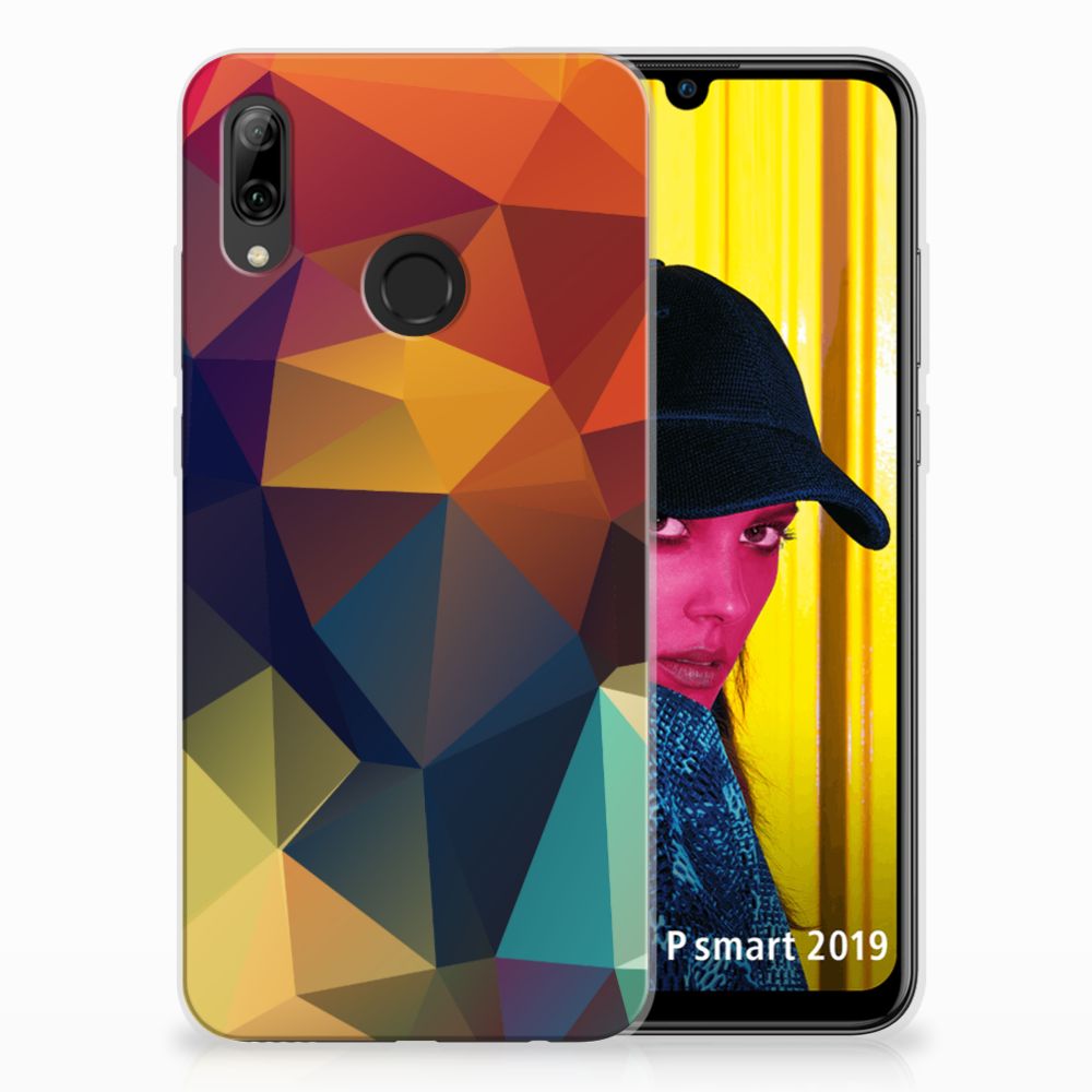 Huawei P Smart 2019 TPU Hoesje Polygon Color