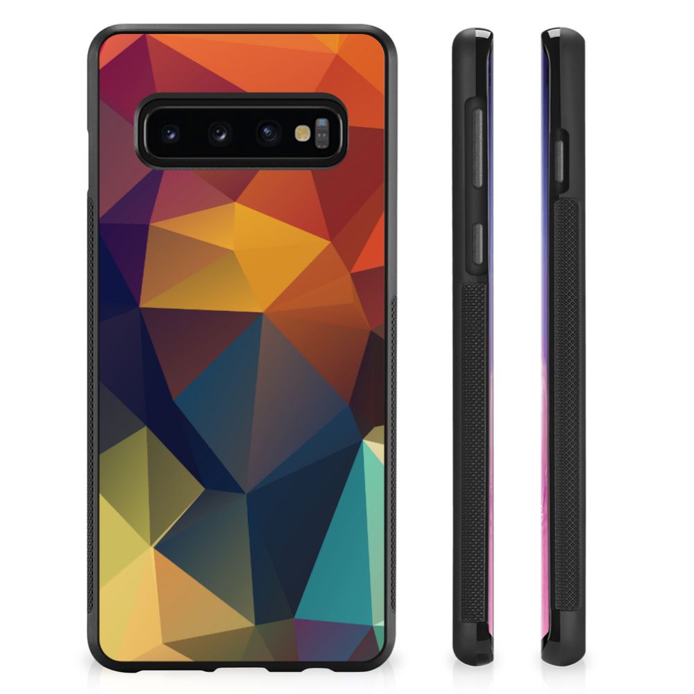 Samsung Galaxy S10+ Grip Case Polygon Color