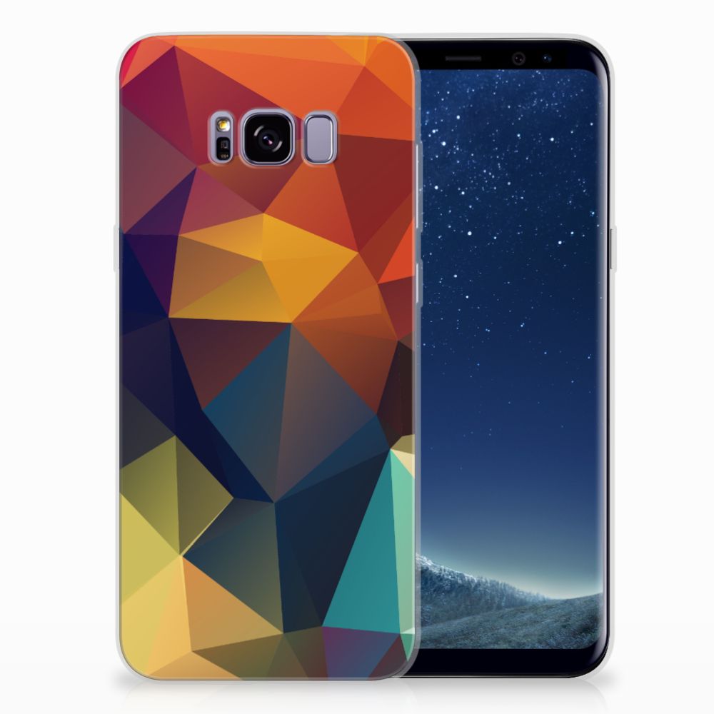 Samsung Galaxy S8 Plus TPU Hoesje Polygon Color