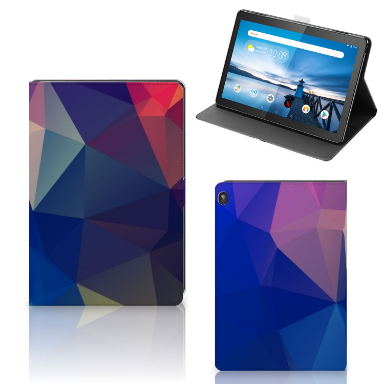 Lenovo Tablet M10 Tablet Beschermhoes Polygon Dark