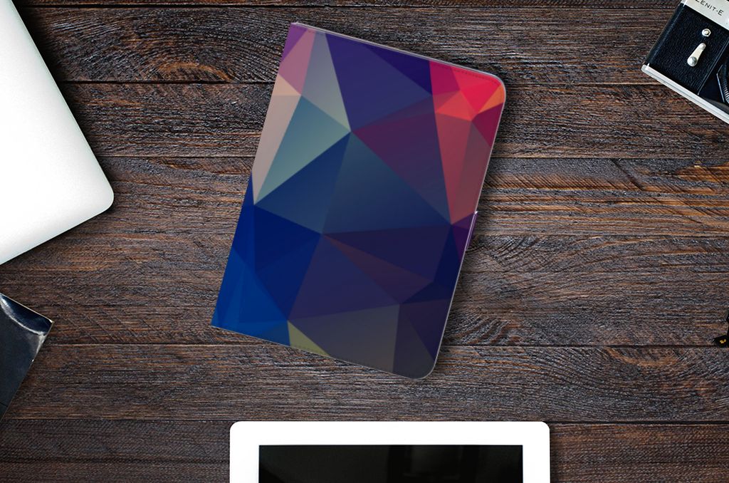 iPad Pro 11 2020/2021/2022 Tablet Beschermhoes Polygon Dark