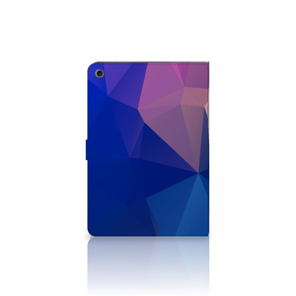 iPad 10.2 2019 | iPad 10.2 2020 | 10.2 2021 Tablet Beschermhoes Polygon Dark