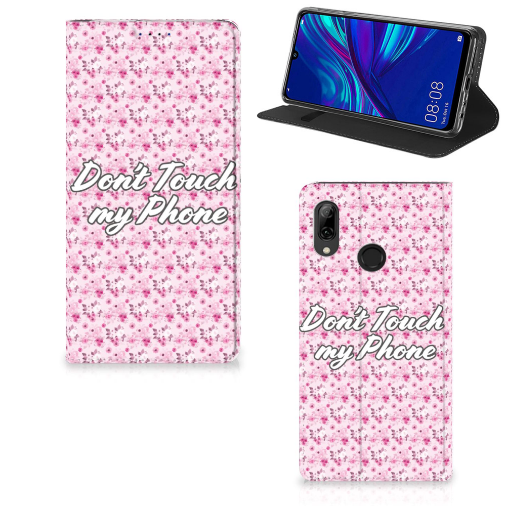 Huawei P Smart (2019) Design Case Flowers Pink DTMP