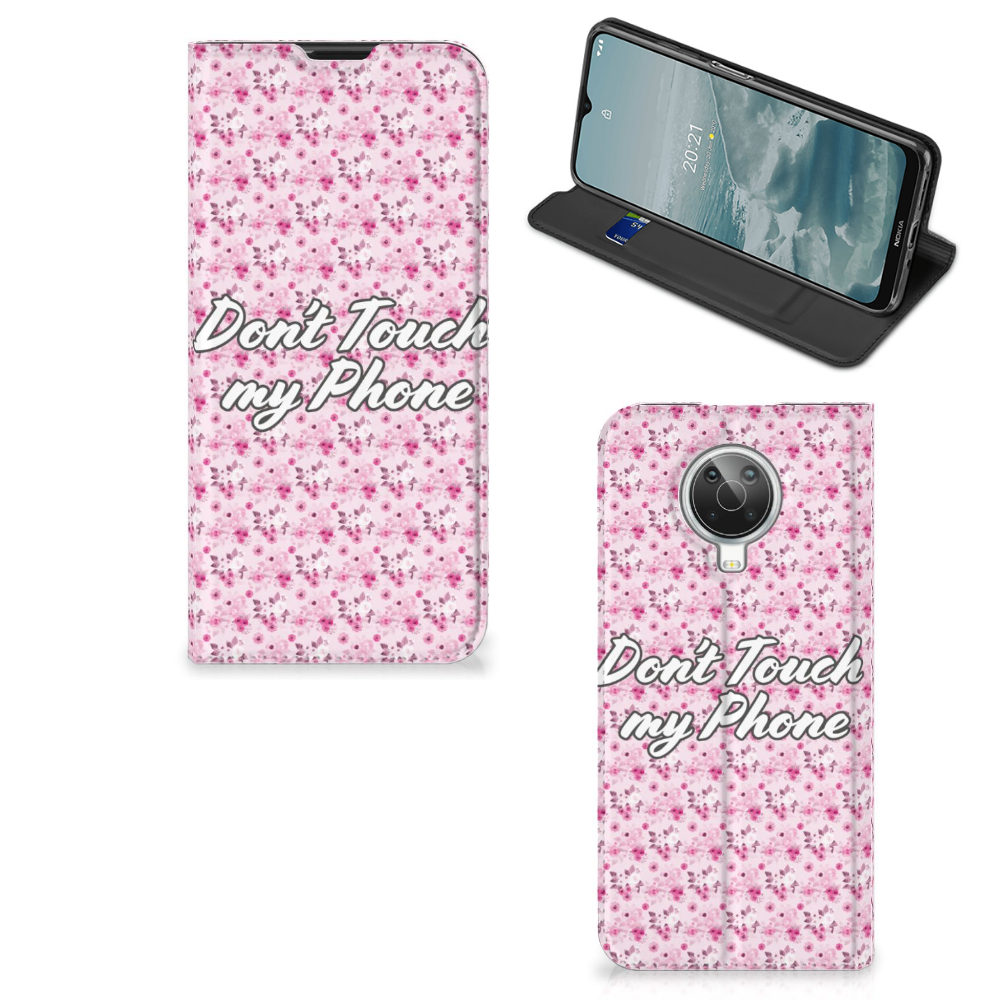 Nokia G10 | G20 Design Case Flowers Pink DTMP