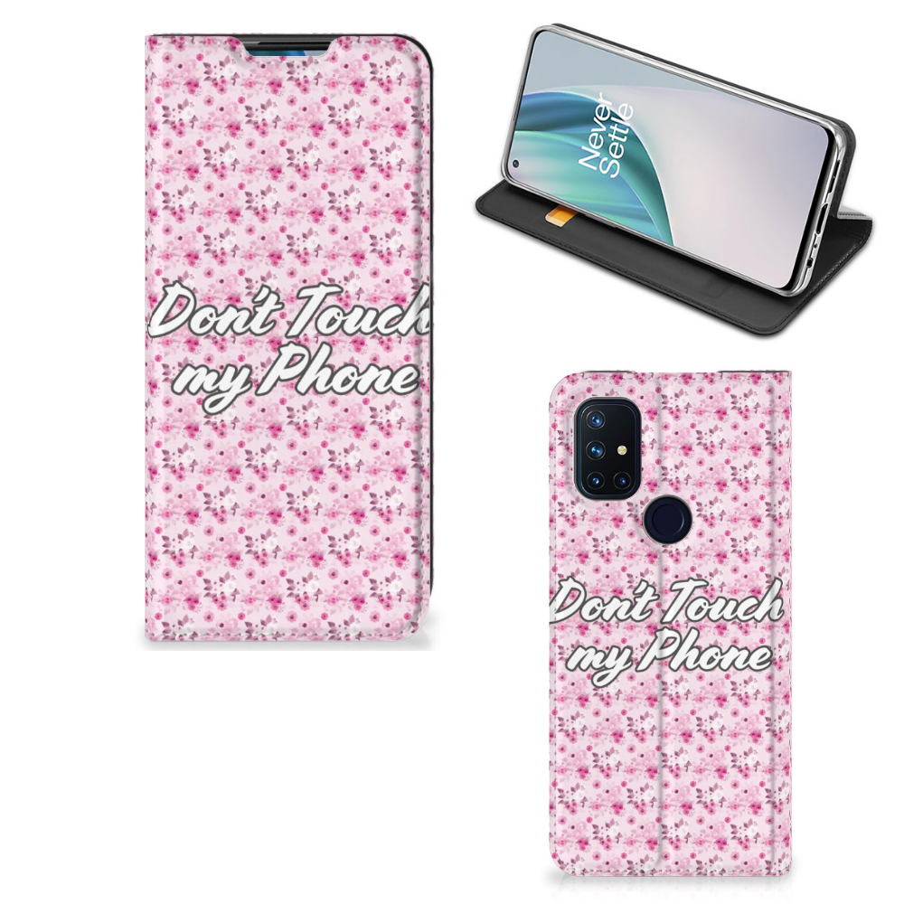 OnePlus Nord N10 5G Design Case Flowers Pink DTMP